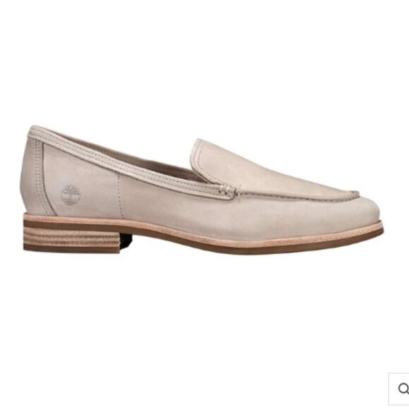Timberland Somers Falls Beige Suede Loafer Slip On Shoes size 7 - Picture 1 of 9